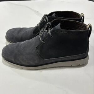 Men black polo boots